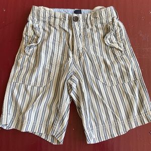 GapKids Boys Shorts - White and blue striped